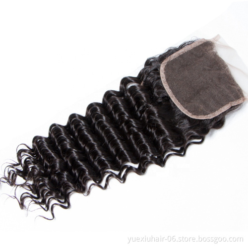 Deep Wave Curly Human Hair Weave Full Cuticle Aligned Unprocessed Virgin Hair Indian China 100% Human Hair Vendor